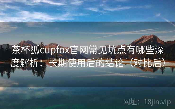 茶杯狐cupfox官网常见坑点有哪些深度解析：长期使用后的结论（对比后）