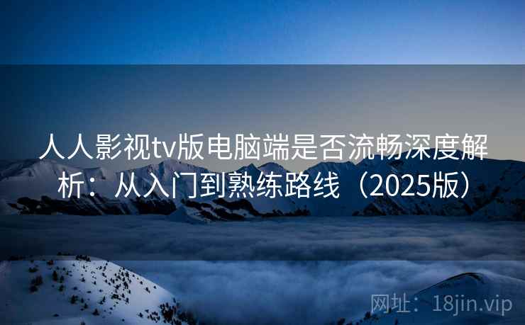人人影视tv版电脑端是否流畅深度解析：从入门到熟练路线（2025版）