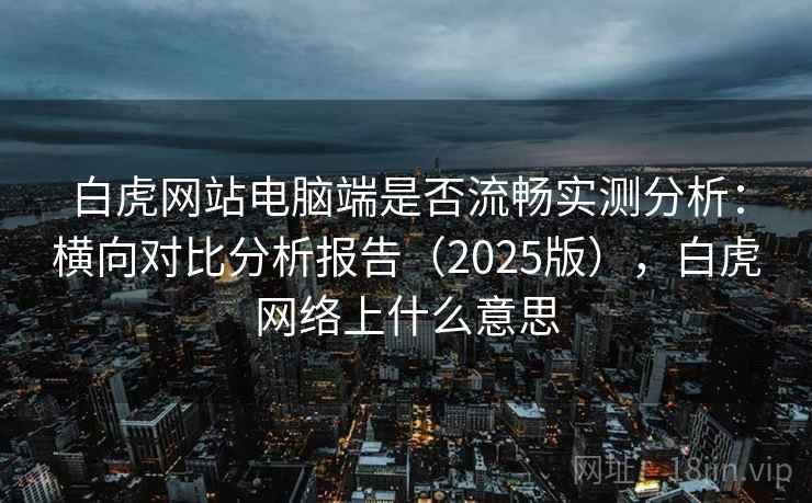 白虎网站电脑端是否流畅实测分析：横向对比分析报告（2025版），白虎网络上什么意思